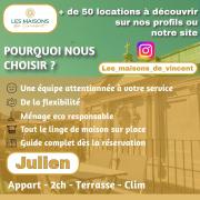 Julien - Terrasse avec vue époustouflante