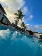 Bangalôs em frente a praia