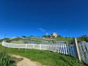 Inn the Mountain a farm house on a foggy farm hill