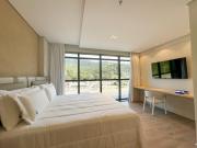 Suíte com vista para montanhas no Blue Sea Hotel, beira-mar+lazer completo