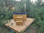 Oaza Święty Spokój - domek z balią i jacuzzi