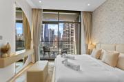 Sleek 1Bedroom with Burj Khalifa view in Peninsula