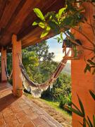 Casa de Campo Araxá na montanha com piscina