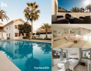 Spacious house with pool, garden and solarium in Las Chapas, Marbella