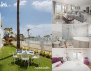 Holiday home, with direct access to the beach, sea views and south facing, in Puerto Banús