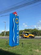 FLAT MAR E SOL106 na praia de porto de galinhas