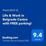 Life & Work in Belgrade Centre with FREE parking!