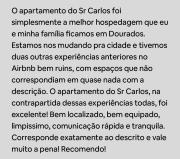 Apto charmoso na V Planalto perto Shopping com 2 Quartos de Casal ArCond Wifi 500megas Home Office e Garagem em Dourados