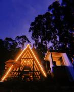 Cabana Raízes: A-Frame com vista para as montanhas