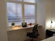 Exterior con parking en el barrio de Salamanca