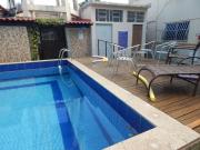 Flat aconchegante com Piscina e vista para o canal