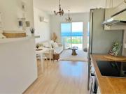 Healthy vacation with sea view, pool, 2 double beds