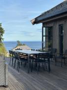 Modern cabin with sea view at the Norwegian costline