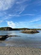 Modern cabin with sea view at the Norwegian costline
