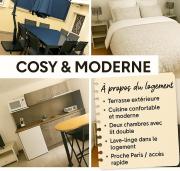 Cozy duplex 10 minutes from Paris