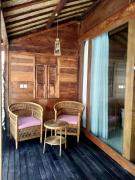 Villa Rose style pool 1 bed loft Kitchen