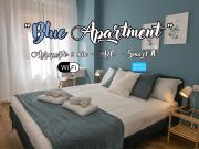 Blue Apartment - Airport 8 min - AC - Smart TV