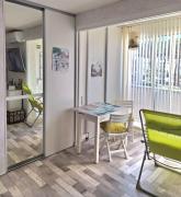 Studio " La Plage " avec parking privé gratuit et CLIM