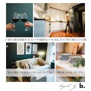 Stunning Riverside Oxford Apartment with Parking