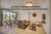 Magnifique 2 chambres VERANDA, CANNES CENTRE-BANANE A2B088