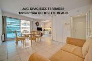 Spacieux 2 chambres TERRASSE, CANNES CENTRE A2B067