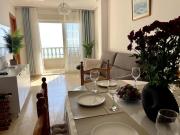 Beachfront apartment, sea view, pool, close to bars and restaurants