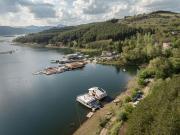 Плаващи къщи Райски кът язовир Кърджали