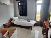 Old town studio with balcony