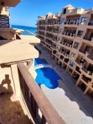 Turtles beach resort hourghada studio view sea view pool private beach jacuzzi security air-conditioned Cafe restaurant on the beach and a large sunny balcony