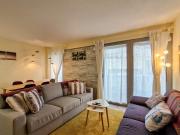 Appartement rénové avec terrasse au centre, 6 pers., vue pistes - FR-1-425-233