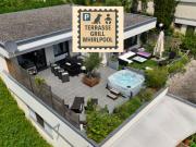 PENTHOUSE - 3 Schlafzimmer- sonnige Dachterrasse -Whirlpool & Alpenblick - Perfekt für Romantik oder Familienurlaub mit Kind, Hund willkommen - by FerienWohnenAmSee -