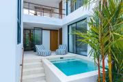 New build Villa Golden Pearl in Pererenan, Bali - Volcano view & pool