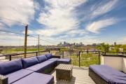 2 Mi to Ball Arena Townhome with Rooftop Patio