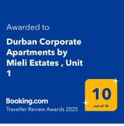 Durban Holiday Apartments by Mieli Estates , Unit 1