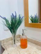 Flat com estrutura de Hotel, Suíte com Sacada nos Jardins