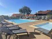 Pavillon T2 Mezzanine climatisé, piscine et parking