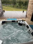 Beautiful house with a hot tub and garden