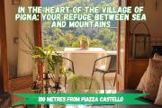 Romantic Pigna, in the Ligurian Medieval Village Romantic Pigna, in the Ligurian Medieval Village
