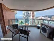 Book Santos - Unique Andar Alto com Sacada ampla e a Melhor Vista Mar