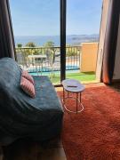 STUDIO POOL HOUSE 2 ETOILES VUE MER PANORAMIQUE AMAZING SEA VIEW WIFI LINGE LINEN INCLUS AIRCONDITIOn