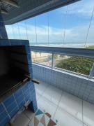 Apto Varanda Gourmet, Vista Mar, Churrasqueira- wi fi 2 Tvs