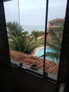 Apartamento pé na areia dois quartos piscina e lazer!