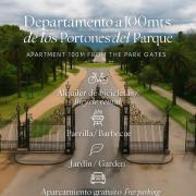Departamento a 150mts de los Portones del Parque