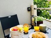 Appartement climatisé avec terrasse - Goupama Stadium, Eurexpo, LDLC Arena, La Soie