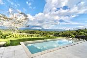 Modern Villa Surrounded by Nature and Gardens with Pool and Stunning Mountain and River Views
