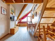 Duplex 6 pers charme alpin, pied pistes - FR-1-807-79