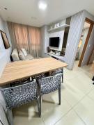 Flat decorado com vista mar- 502 Conforto para ate 6 pessoas