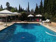 Spacious Garden Villa, private pool, huge grounds with orange trees