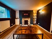 Rustic 18th century stone cottage with fireplace and parking