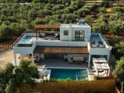 Villa Mourelo luxury villa in chania with private pool jacuzzi